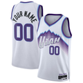 Ldoa Custom U.Jazz White Swingman Jerseys - Association Edition
