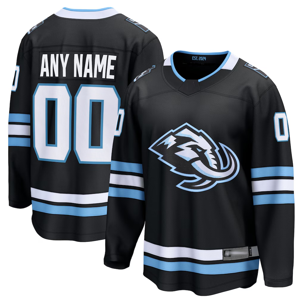 Tuec Custom U.Mammoth Black Home Breakaway Jerseys