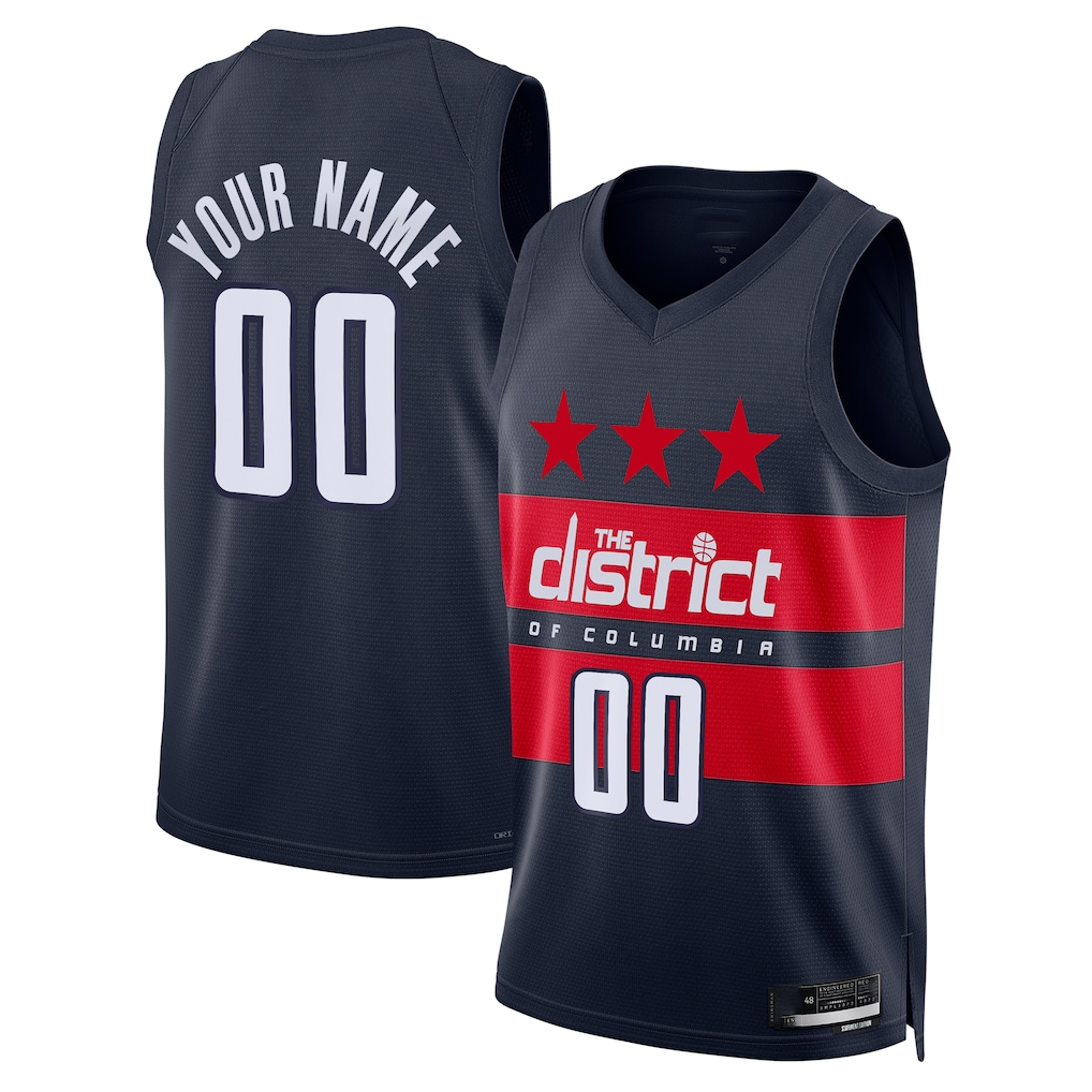 Ldoa Custom W.Wizards Navy 2024-25 Swingman Jerseys - Statement Edition
