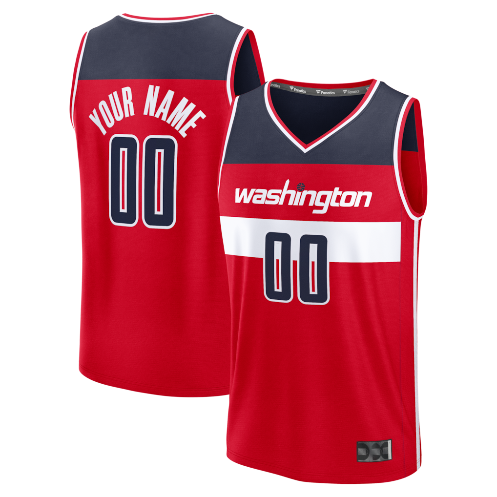 Ldoa Custom W.Wizards Red Fastbreak Jerseys - Icon Edition