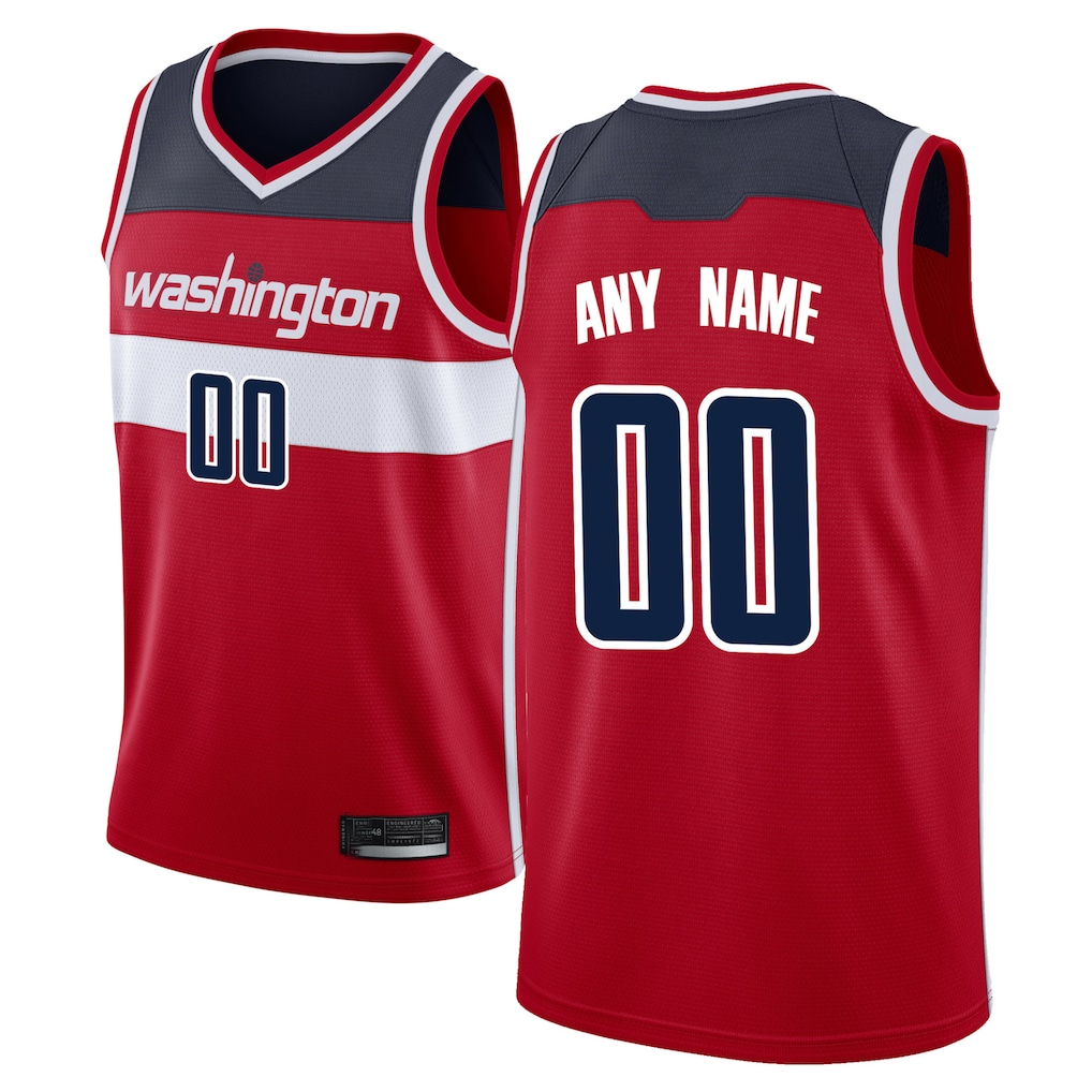 Ldoa Custom W.Wizards Red Swingman Jerseys - Icon Edition