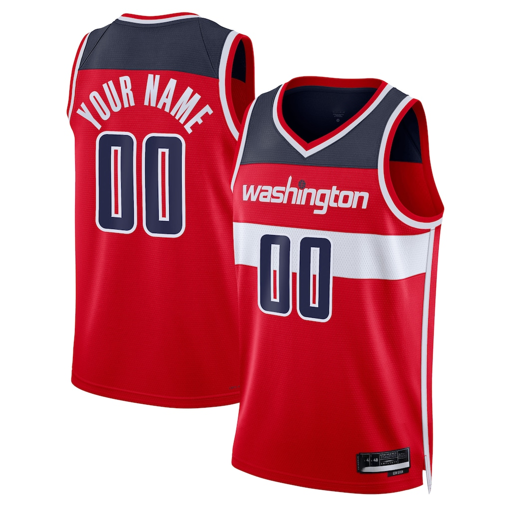 Ldoa Custom W.Wizards Red Swingman Jerseys - Icon Edition