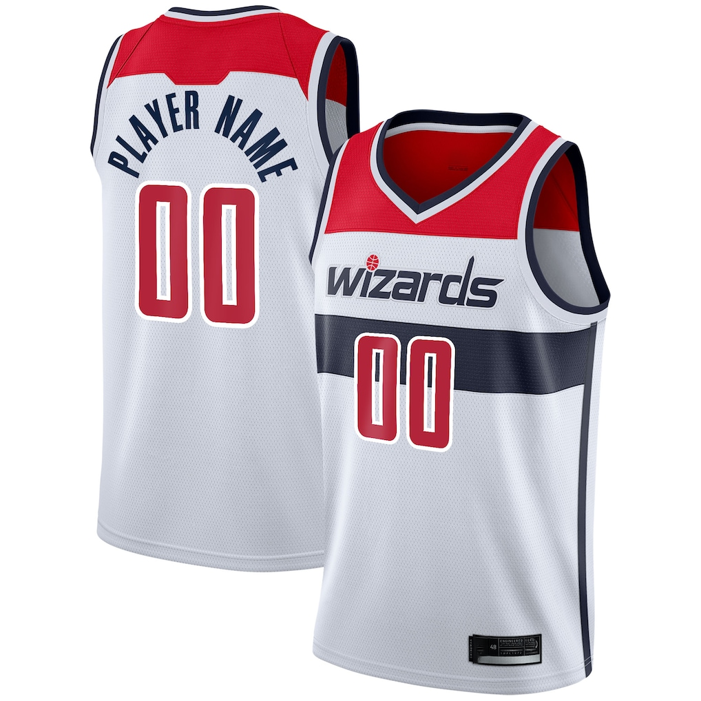 Ldoa Custom W.Wizards White 2020-21 Swingman Jerseys - Association Edition