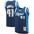 Ldoa D.Mavericks Mitchell & Ness #41 Dirk Nowitzki Navy Dallas Mavericks 2011-2012 Hardwood Classics Swingman Stitched Jerseys