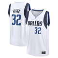 Ldoa D.Mavericks #32 Cooper Flagg White 2025 Draft First Round Pick Fast Break Replica Jerseys - Association Edition