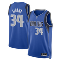 Ldoa D.Mavericks #34 Santi Aldama Blue Icon Edition Swingman Stitched Jerseys