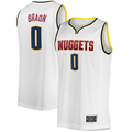 Ldoa D.Nuggets #0 Christian Braun  White Fast Break Player Jerseys - Association Edition
