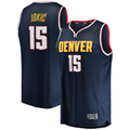Ldoa D.Nuggets #15 Nikola Jokic  Navy Fast Break Replica Player Jerseys - Icon Edition