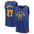 Ldoa D.Nuggets #27 Jamal Murray Blue Fast Break Replica Player Jerseys - Statement Edition
