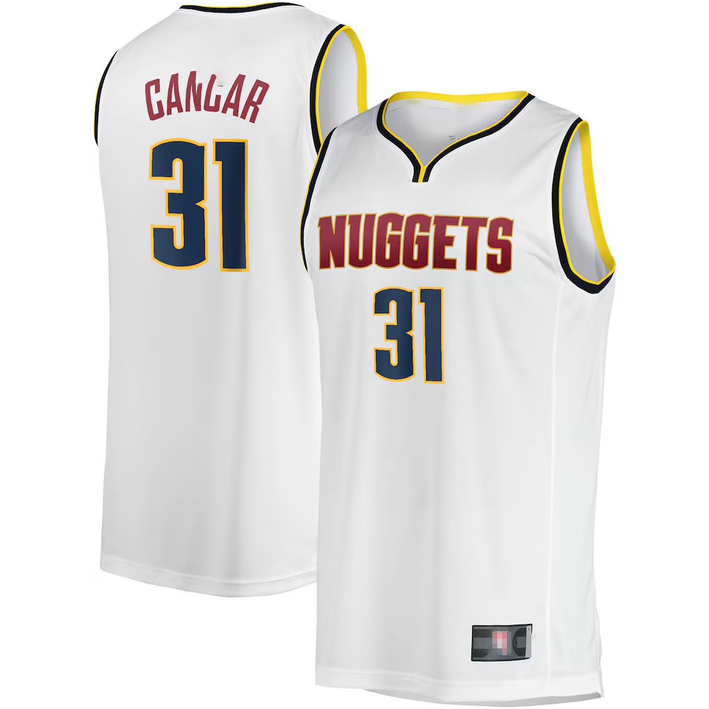 Ldoa D.Nuggets #31 Vlatko Cancar White Fast Break Player Jerseys - Association Edition