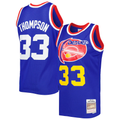 Ldoa D.Nuggets #33 David Thompson Mitchell & Ness Royal Hardwood Classics 1975-76 Swingman Jersey