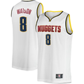 Ldoa D.Nuggets #8 Peyton Watson White Fast Break Player Jerseys - Association Edition