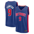 Ldoa D.Pistons #9 Ausar Thompson  Blue Fast Break Jerseys - Icon Edition