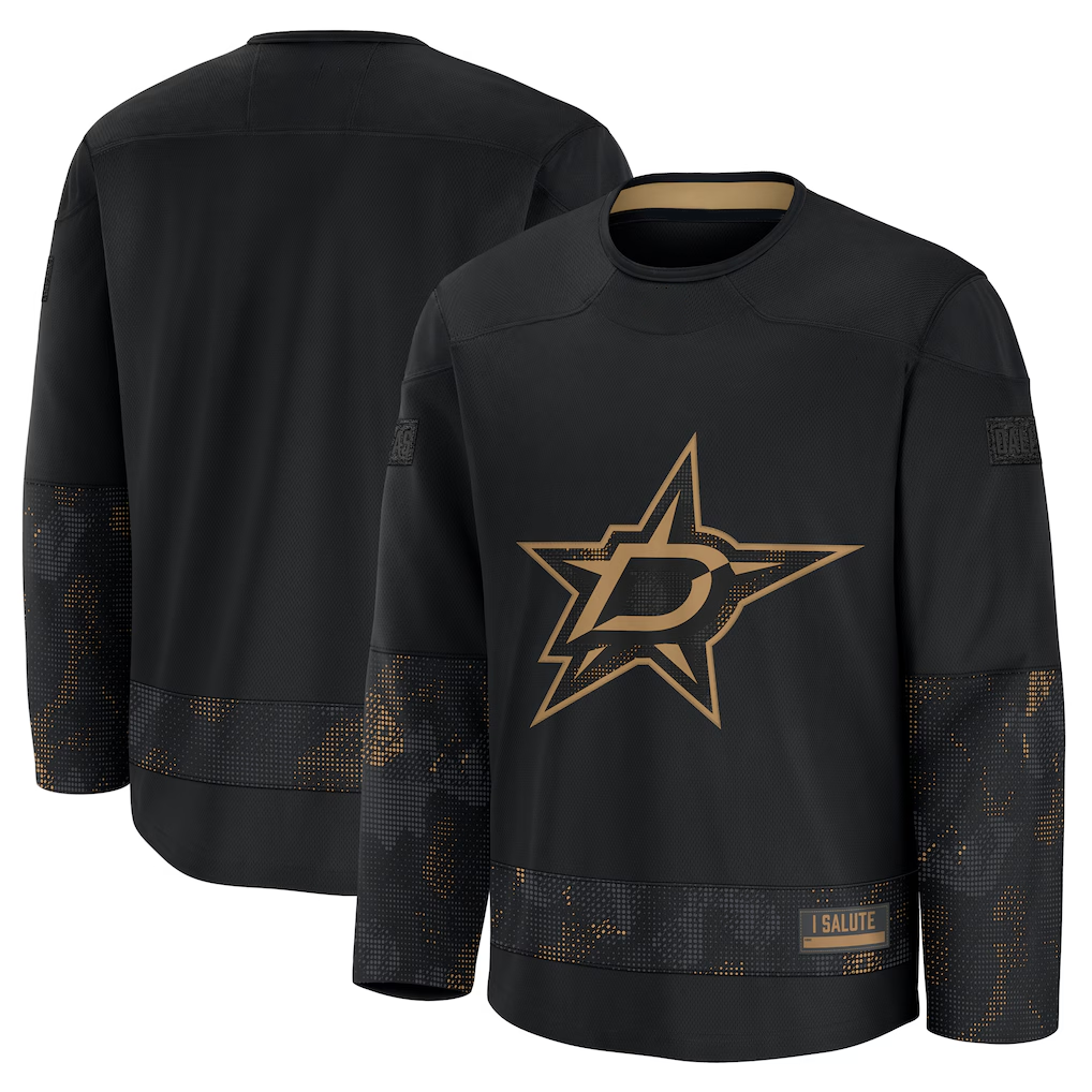 Tuec D.Stars Black 2024 Military Appreciation Practice Jerseys