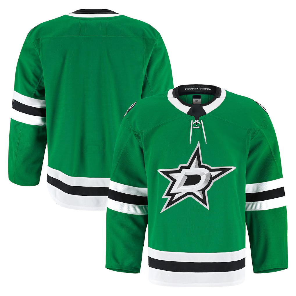 Tuec D.Stars Kelly Green Home Authentic Pro Jerseys