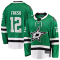Tuec D.Stars #12 Radek Faksa Kelly Green Home Breakaway Jerseys