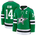 Tuec D.Stars #14 Jamie Benn Kelly Green Home Premium Jerseys
