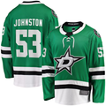 Tuec D.Stars #53 Wyatt Johnston Kelly Green Home Breakaway Player Jerseys