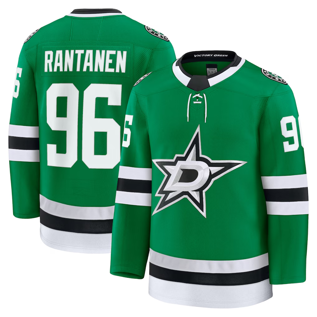 Tuec D.Stars #96 Mikko Rantanen Kelly Green Home Premium Jerseys