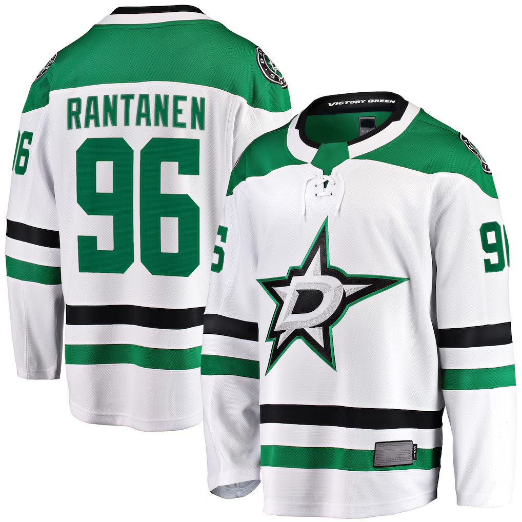 Tuec D.Stars #96 Mikko Rantanen White Away Breakaway Jerseys