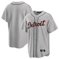 Ldoa D.Tigers Gray Home Game Blank Player Stitched Jerseys