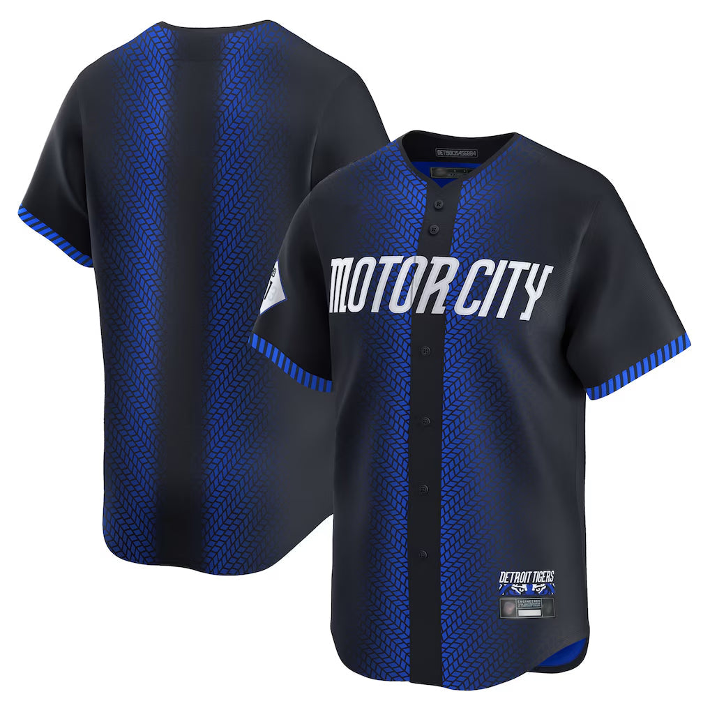 Ldoa D.Tigers Navy City Connect Home Limited Blank Player Stitched Jerseys