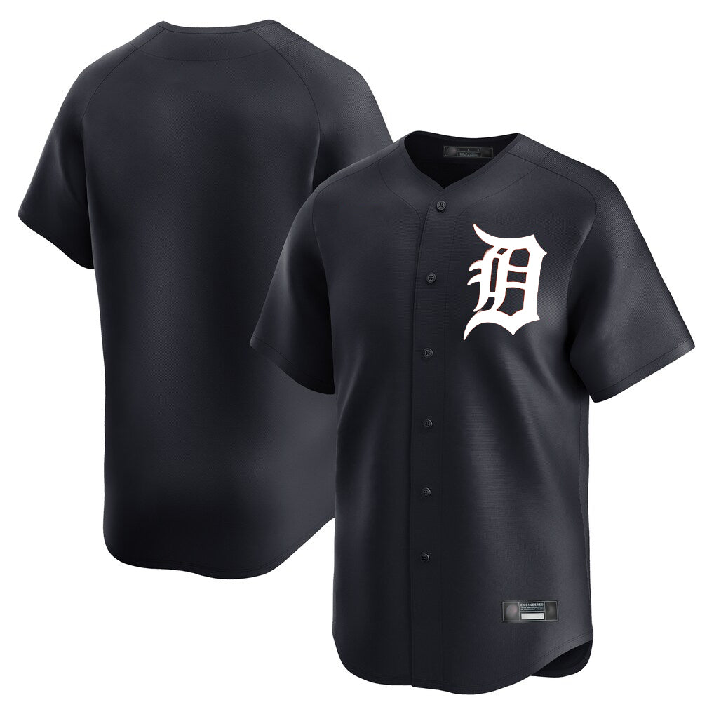 Ldoa D.Tigers Navy Limited Home Game Blank Player Stitched Jerseys