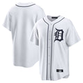 Ldoa D.Tigers White Home Game Blank Player Stitched Jerseys