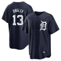 Ldoa D.Tigers #13 Dillon Dingler Player Navy Game Home Stitched Jerseys