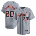 Ldoa D.Tigers #20 Spencer Torkelson Player Gray Home Limited Stitched Jerseys