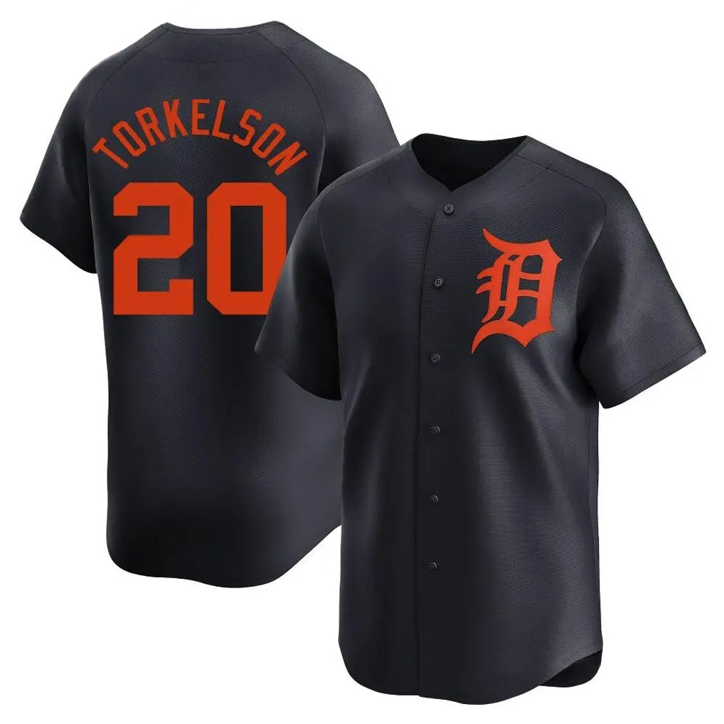 Ldoa D.Tigers #20 Spencer Torkelson Player Navy Home Limited Stitched Jerseys