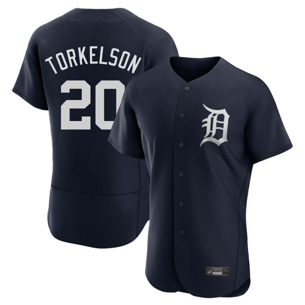 Ldoa D.Tigers #20 Spencer Torkelson Player Navy Limited Elite Home Stitched Jerseys