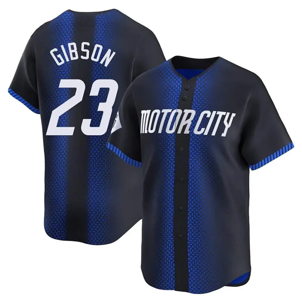 Ldoa D.Tigers #23 Kirk Gibson Player Navy City Connect Home Limited Stitched Jerseys