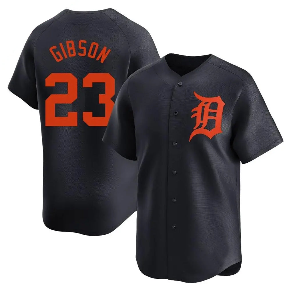 Ldoa D.Tigers #23 Kirk Gibson Player Navy Home Limited Stitched Jerseys