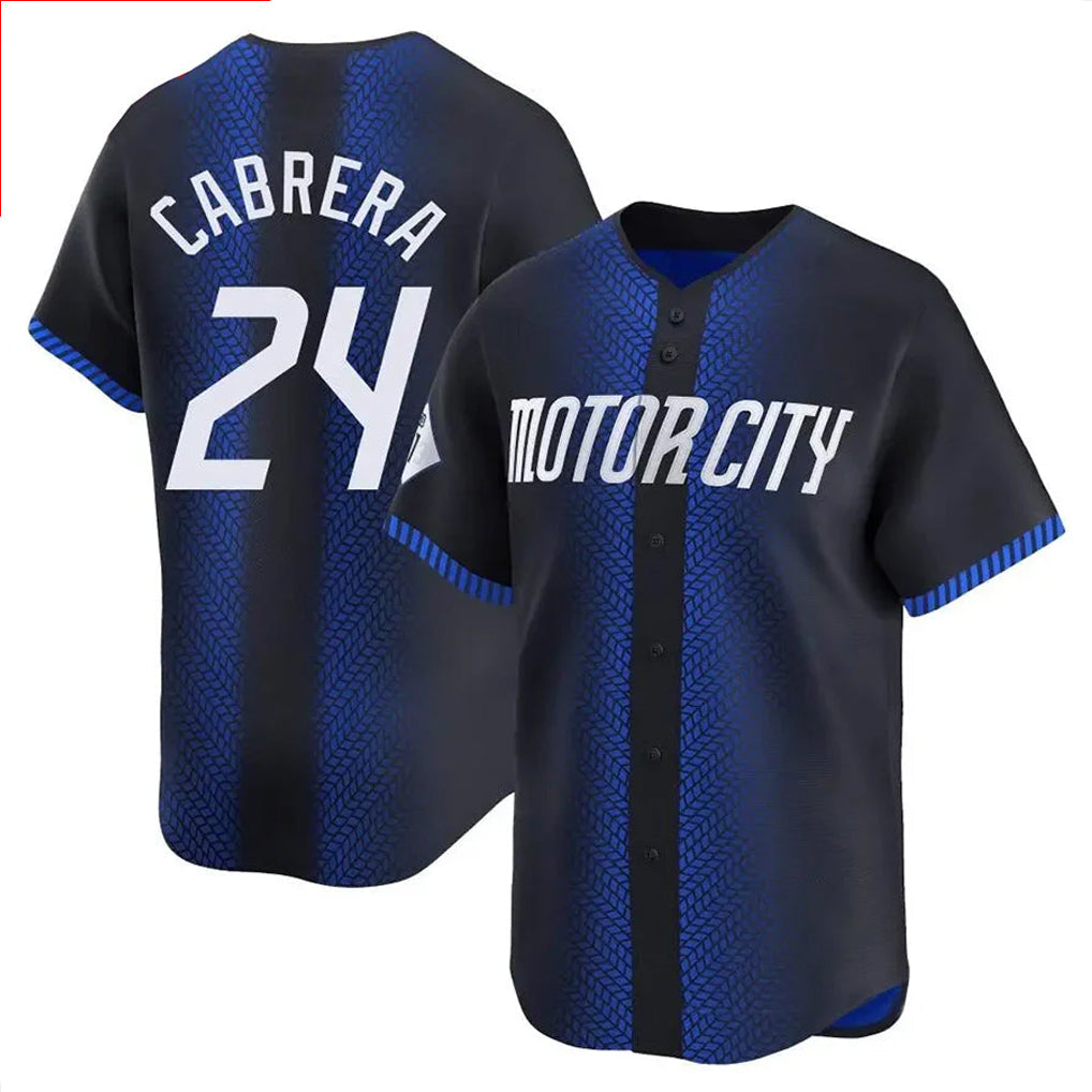 Ldoa D.Tigers #24 Miguel Cabrera Player Navy City Connect Home Limited Stitched Jerseys