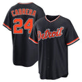 Ldoa D.Tigers #24 Miguel Cabrera Player Navy Home Game Stitched Jerseys