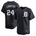 Ldoa D.Tigers #24 Miguel Cabrera Player Navy Home Limited Game Stitched Jerseys