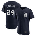 Ldoa D.Tigers #24 Miguel Cabrera Player Navy Limited Elite Home Stitched Jerseys