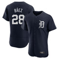Ldoa D.Tigers #28 Javier B¡§¡éez Player Navy Limited Elite Home Stitched Jerseys