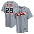 Ldoa D.Tigers #29 Tarik Skubal Player Gray Home Game Stitched Jerseys