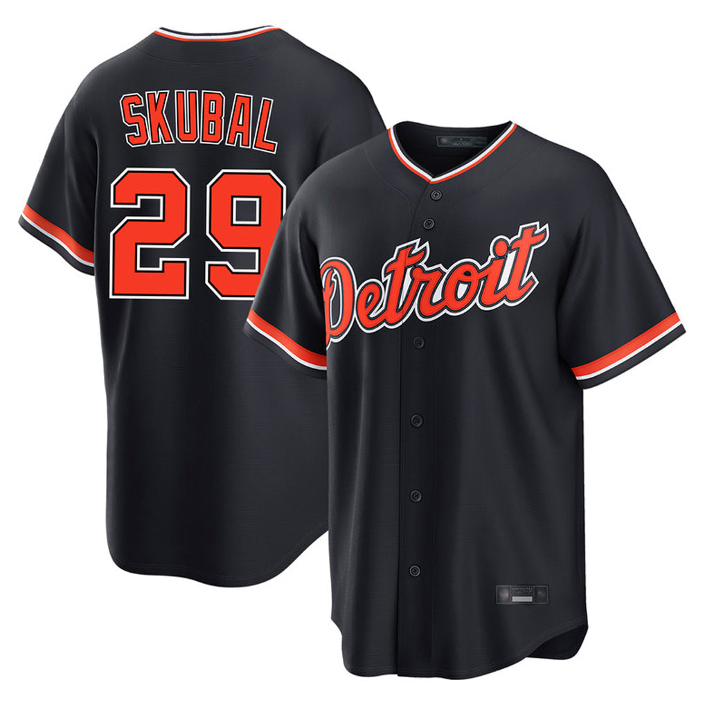 Ldoa D.Tigers #29 Tarik Skubal Player Navy Home Game Stitched Jerseys