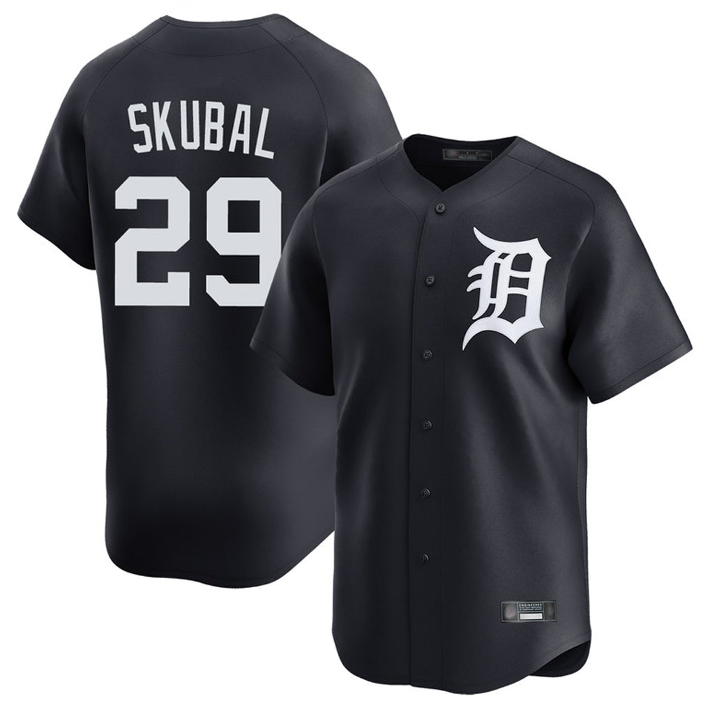 Ldoa D.Tigers #29 Tarik Skubal Player Navy Home Limited Game Stitched Jerseys