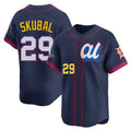 Ldoa D.Tigers #29 Tarik Skubal Player Navy Limited American League All-Star Edition Stitched Jerseys