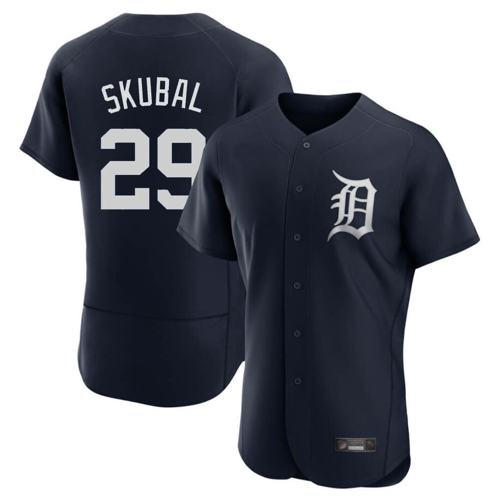 Ldoa D.Tigers #29 Tarik Skubal Player Navy Limited Elite Home Stitched Jerseys