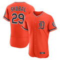 Ldoa D.Tigers #29 Tarik Skubal Player Orange Limited Elite Home Stitched Jerseys