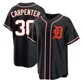 Ldoa D.Tigers #30 Kerry Carpenter Player Black Fashion Out Home Game Stitched Jerseys