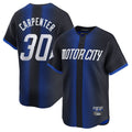 Ldoa D.Tigers #30 Kerry Carpenter Player Navy City Connect Home Limited Stitched Jerseys