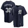 Ldoa D.Tigers #30 Kerry Carpenter Player Navy Game Home Stitched Jerseys