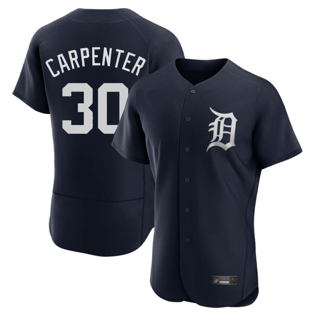 Ldoa D.Tigers #30 Kerry Carpenter Player Navy Limited Elite Home Stitched Jerseys