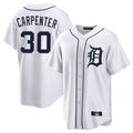 Ldoa D.Tigers #30 Kerry Carpenter Player White Home Game Stitched Jerseys